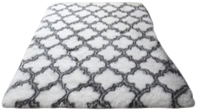 Patched fluffy carpets 7*10 feet