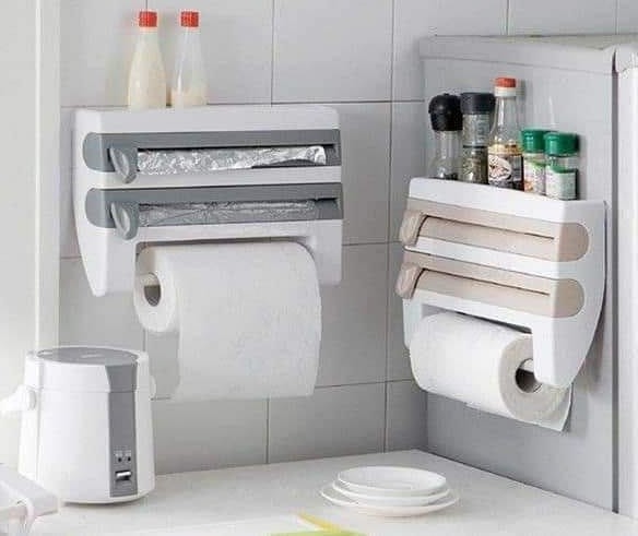 Big size Tripple paper dispenser with top shelf
