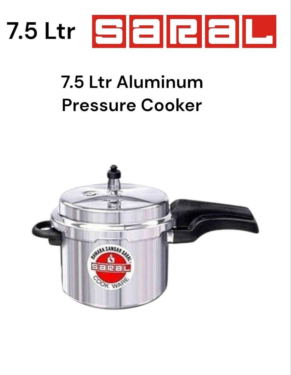 High quality saral pressure cookers 7.5 ltrs