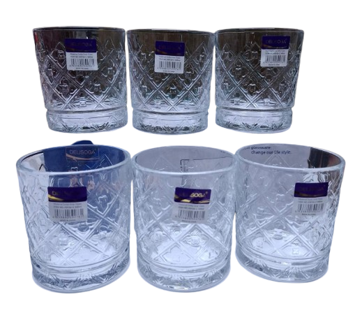 340ml Whiskey Glasses – Set of 6