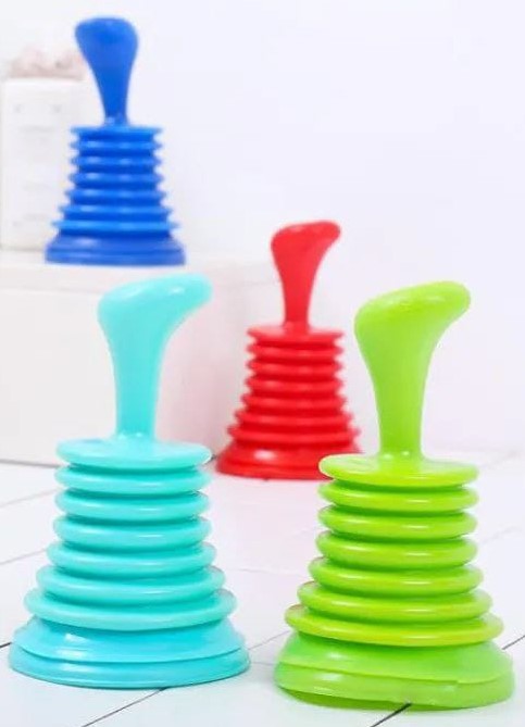 Silicone sink unblocker