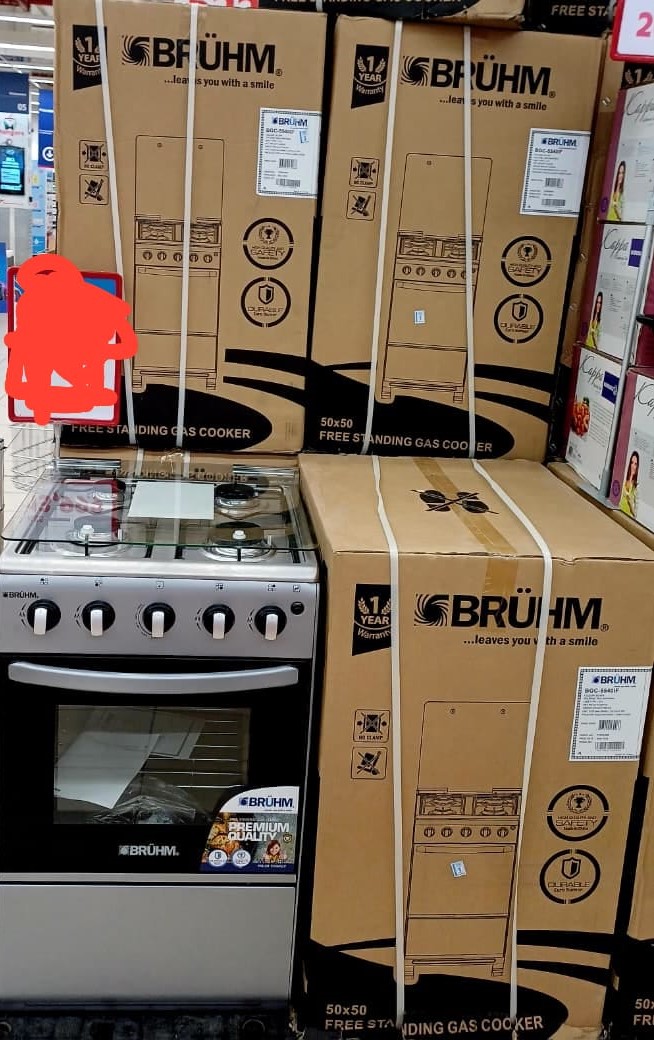 4-Burner Gas Cooker with Oven