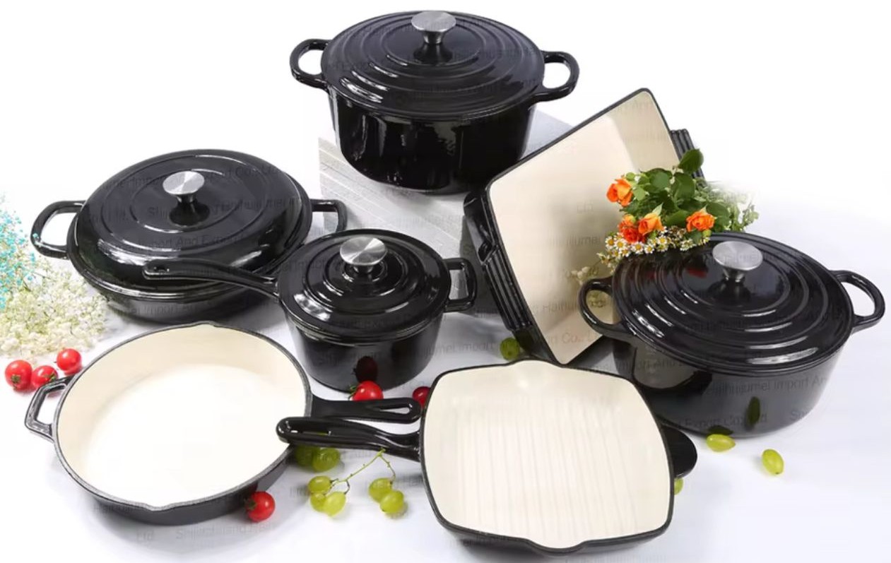 Enamel Cast iron cooking pot