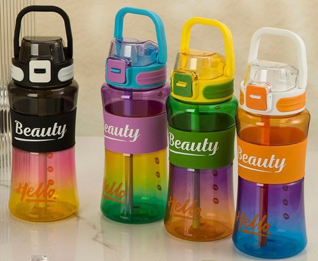 Multicolor (beauty) water bottle band
