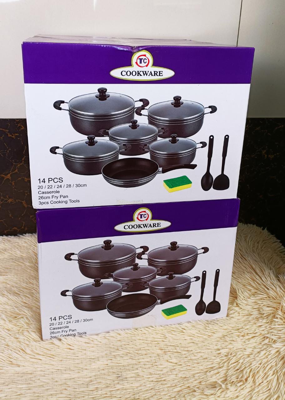 TC 14-Piece Non-Stick Cookware Set