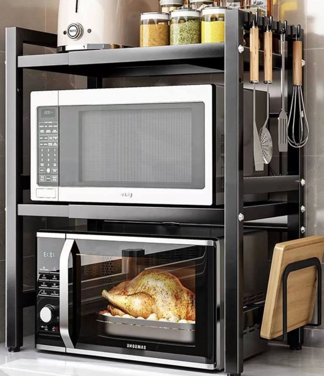 2 layer High Quality Modern Microwave stand