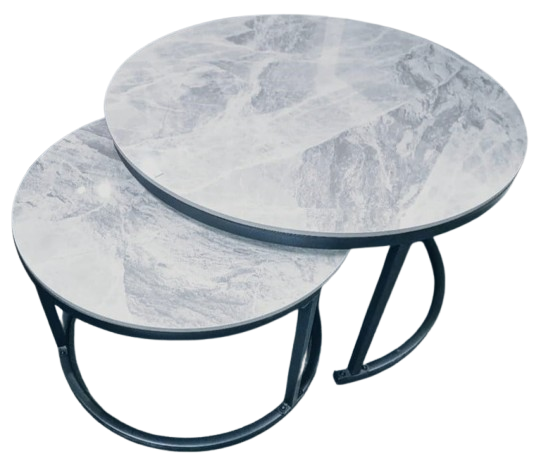 LUXURY PURE MARBLE TOP NESTING COFFEE TABLES