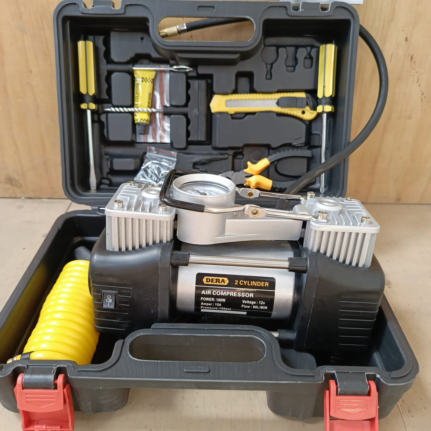 Dera 2 cylinder Mini compressor