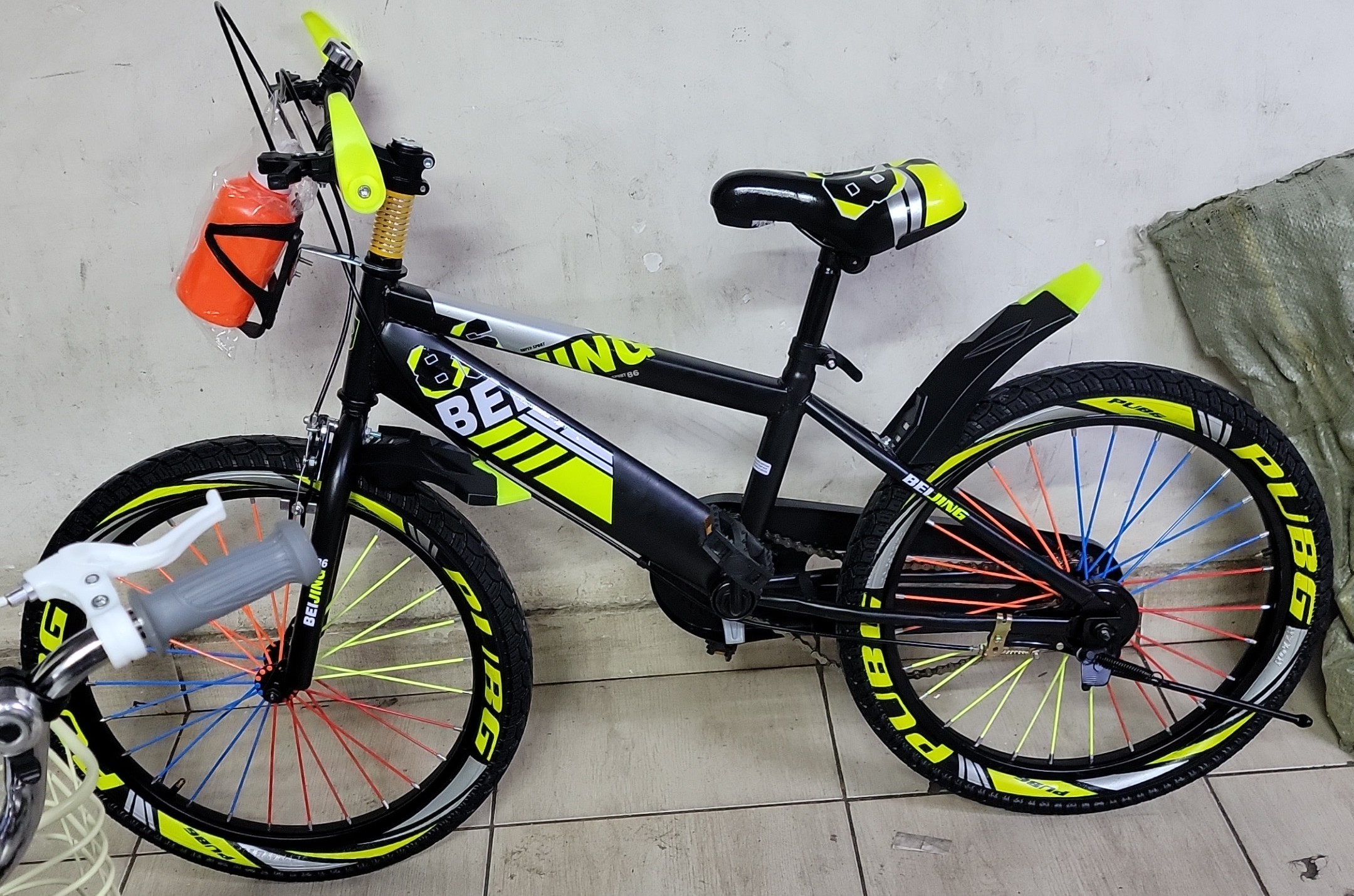 Beijing size 20 kids bicycle steel frame single speed