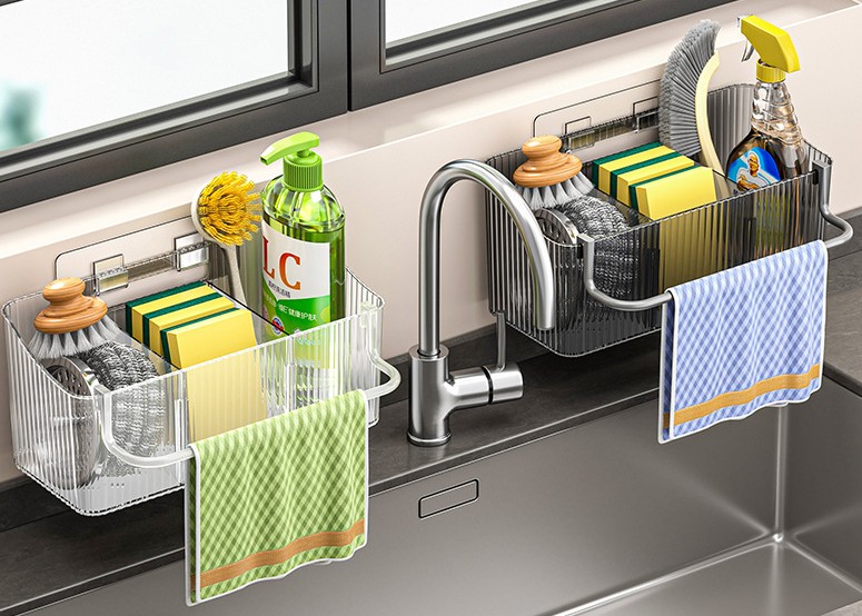 Wall mounted multipurpose /sink tidy