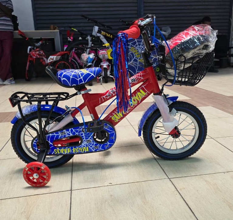 Super Royal Spider-Man size 12 Kids Bicycle – Red/Blue
