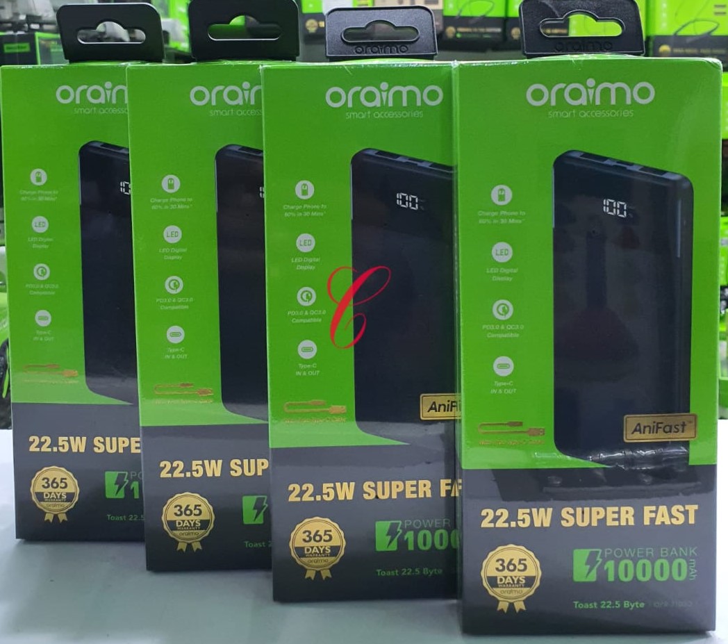Oraimo Toast 22.5W Power Bank