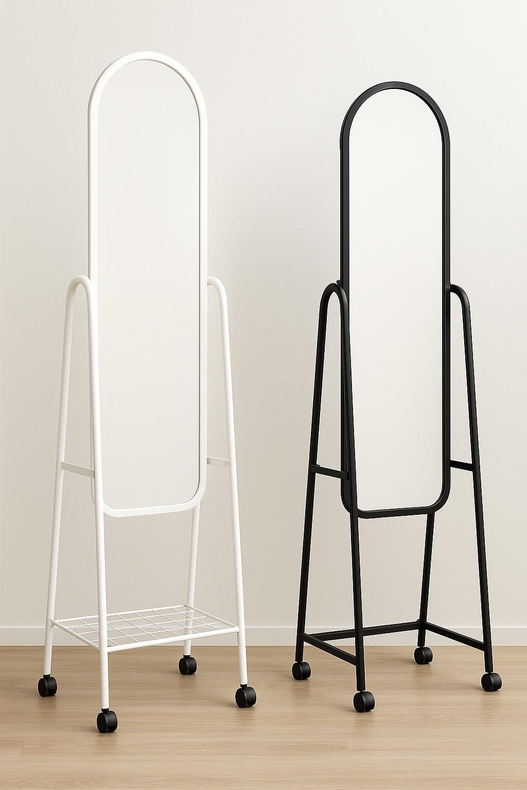 Dressing mirror 36cm with wheels