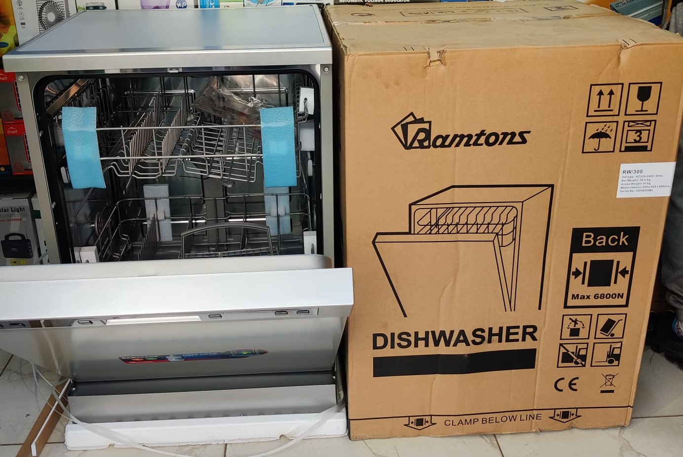 12-Place Setting Dishwasher – Titan Silver