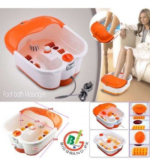 Electric foot bath massage