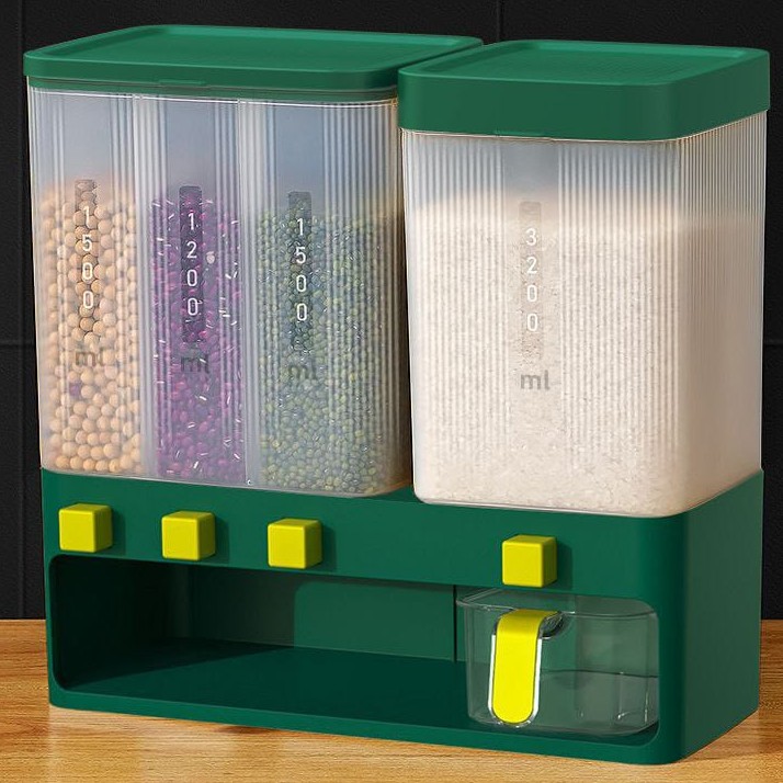 4 compartment cereals dispenser