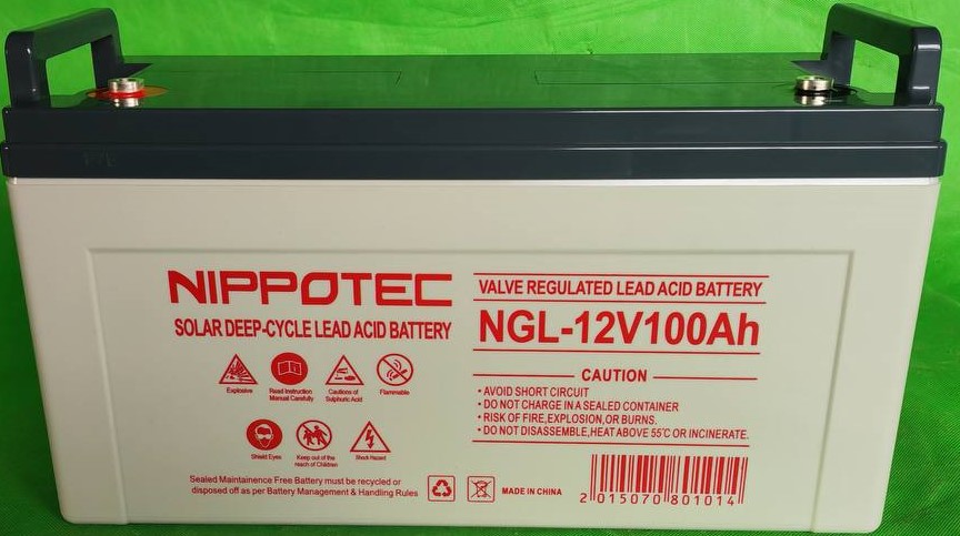 NIPPOTEC SOLAR DEEP-CYCLE LEAD ACID BATTERY