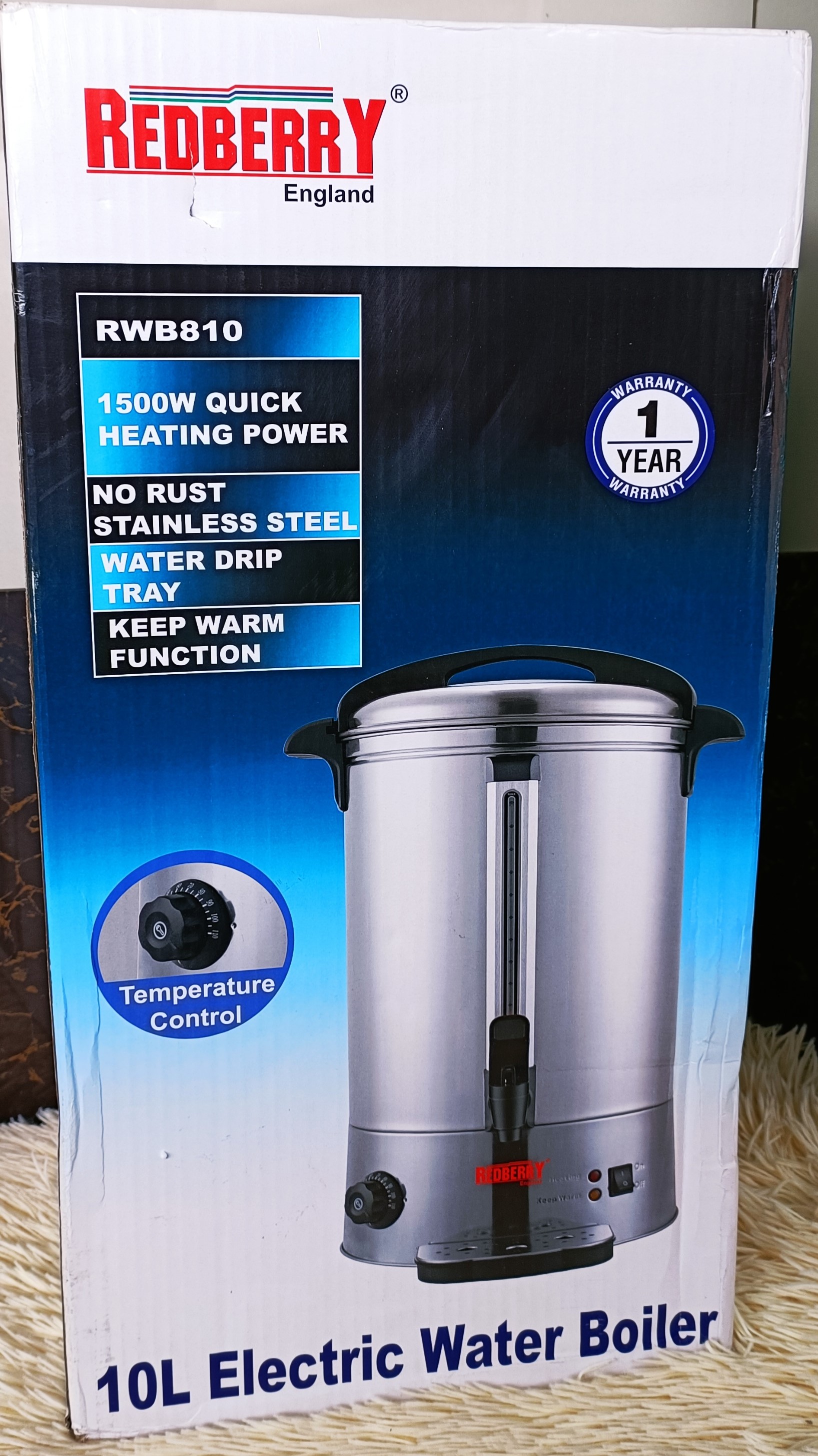 Redberry electric tea urns