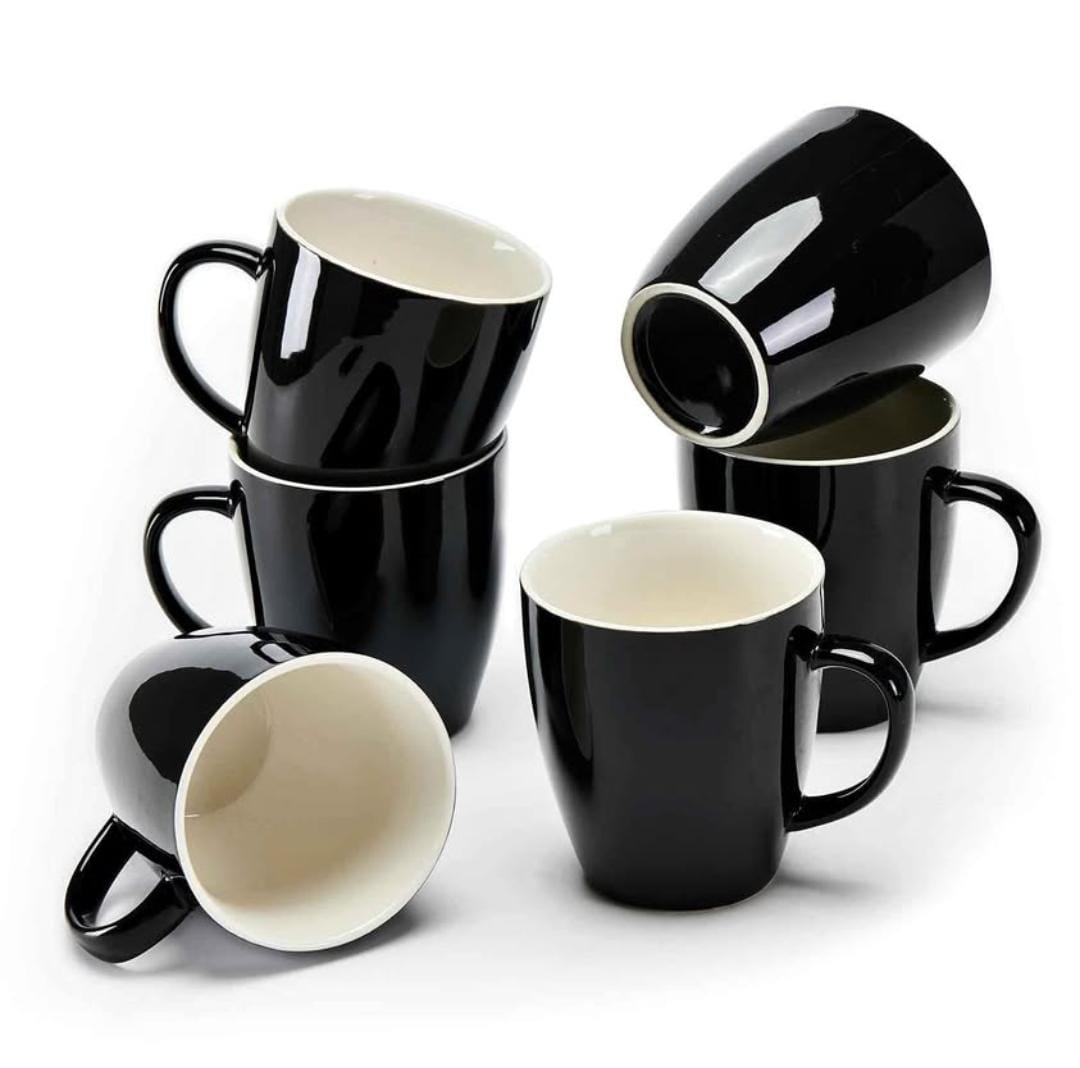 6pc Quality Ceramic Tea/ Coffee Cups Mugs Set