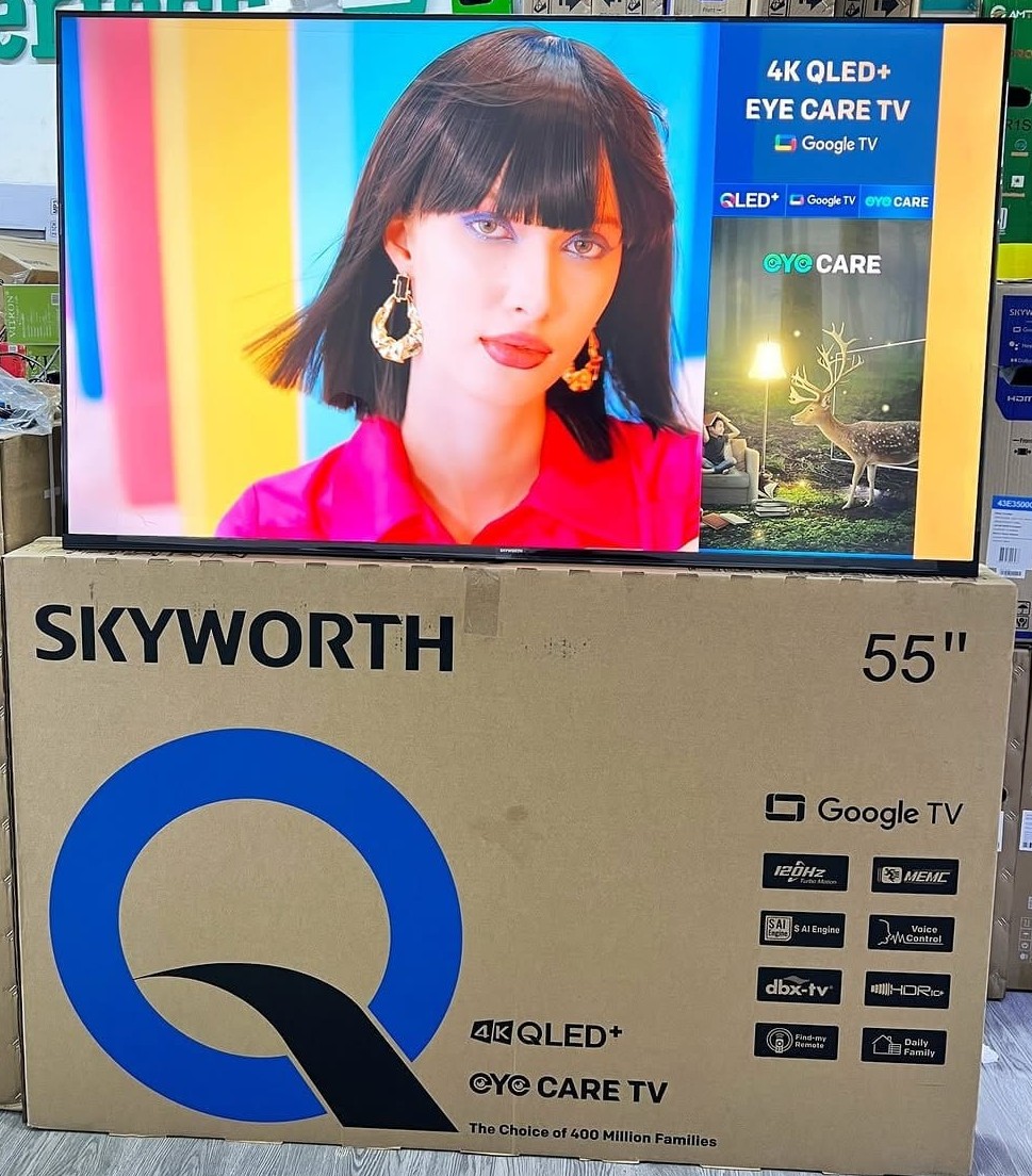 Skyworth 55 Inch 4K QLED+ Google Smart TV