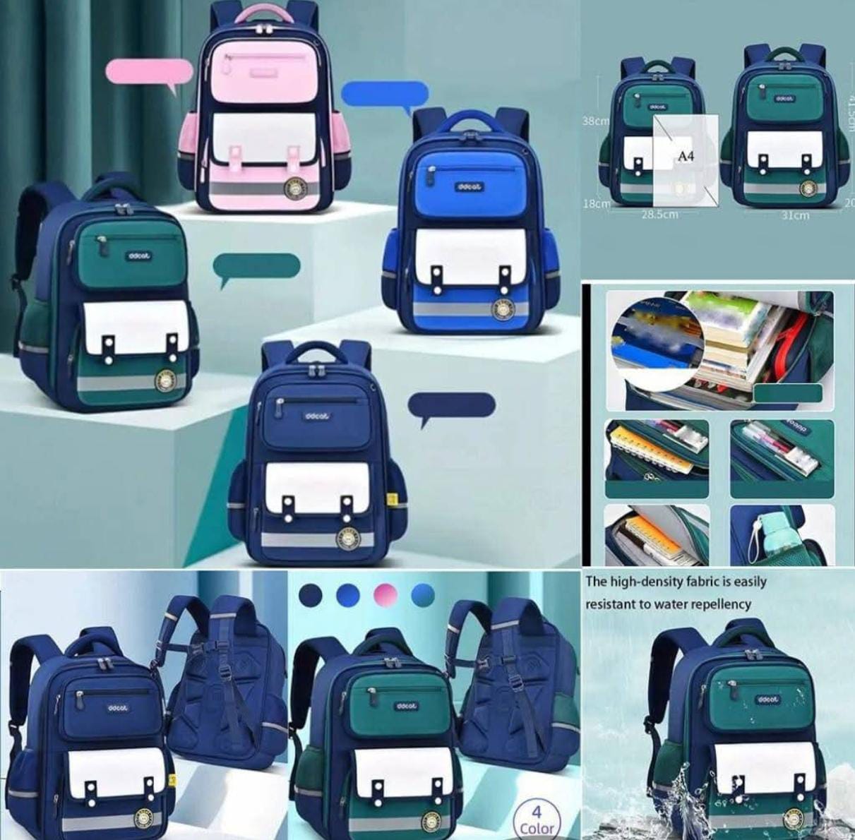 British Style School Bag | Grade 2–8 | Large Size | Kenya