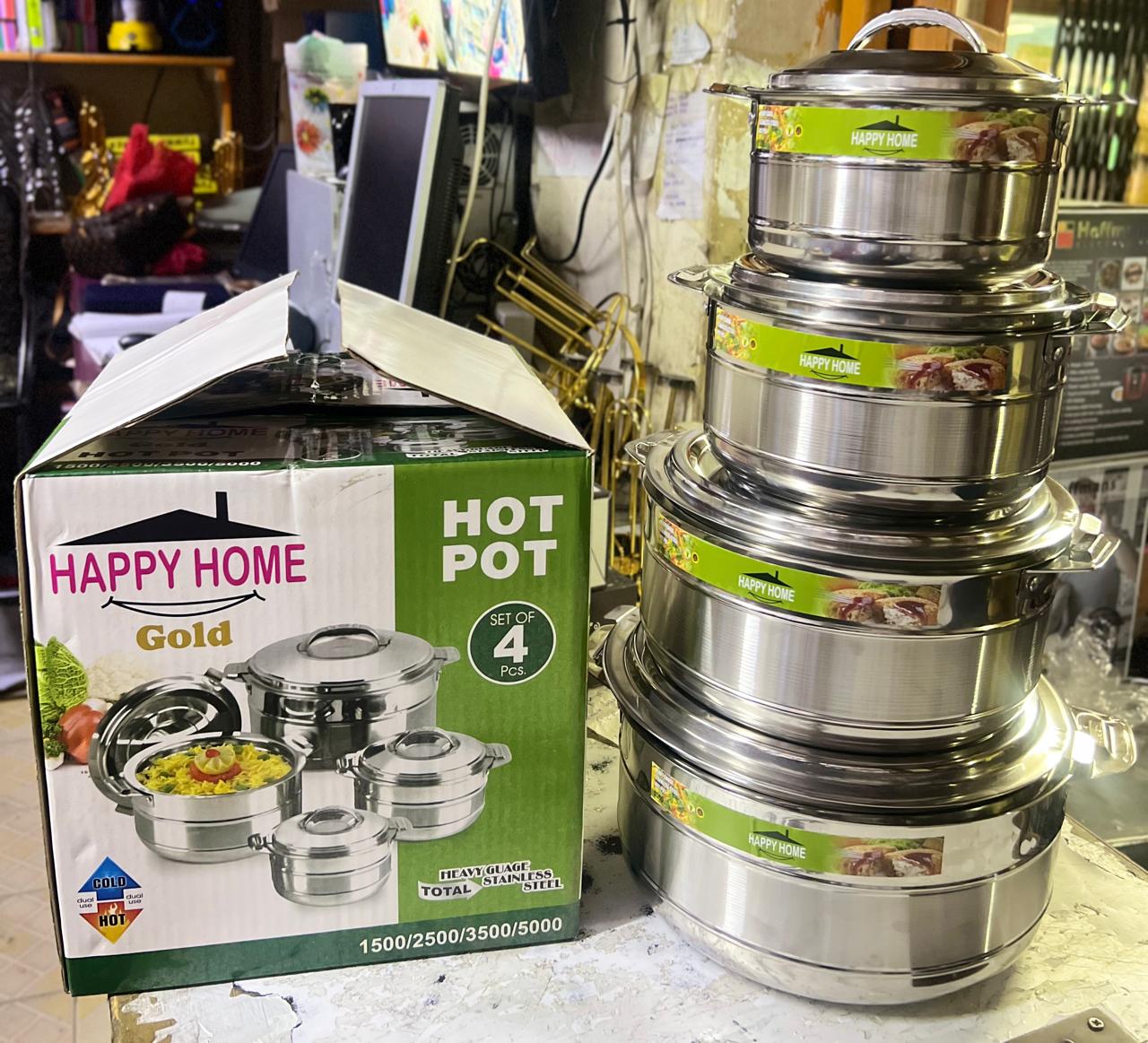 Happy Home 4 pcs Hotpot