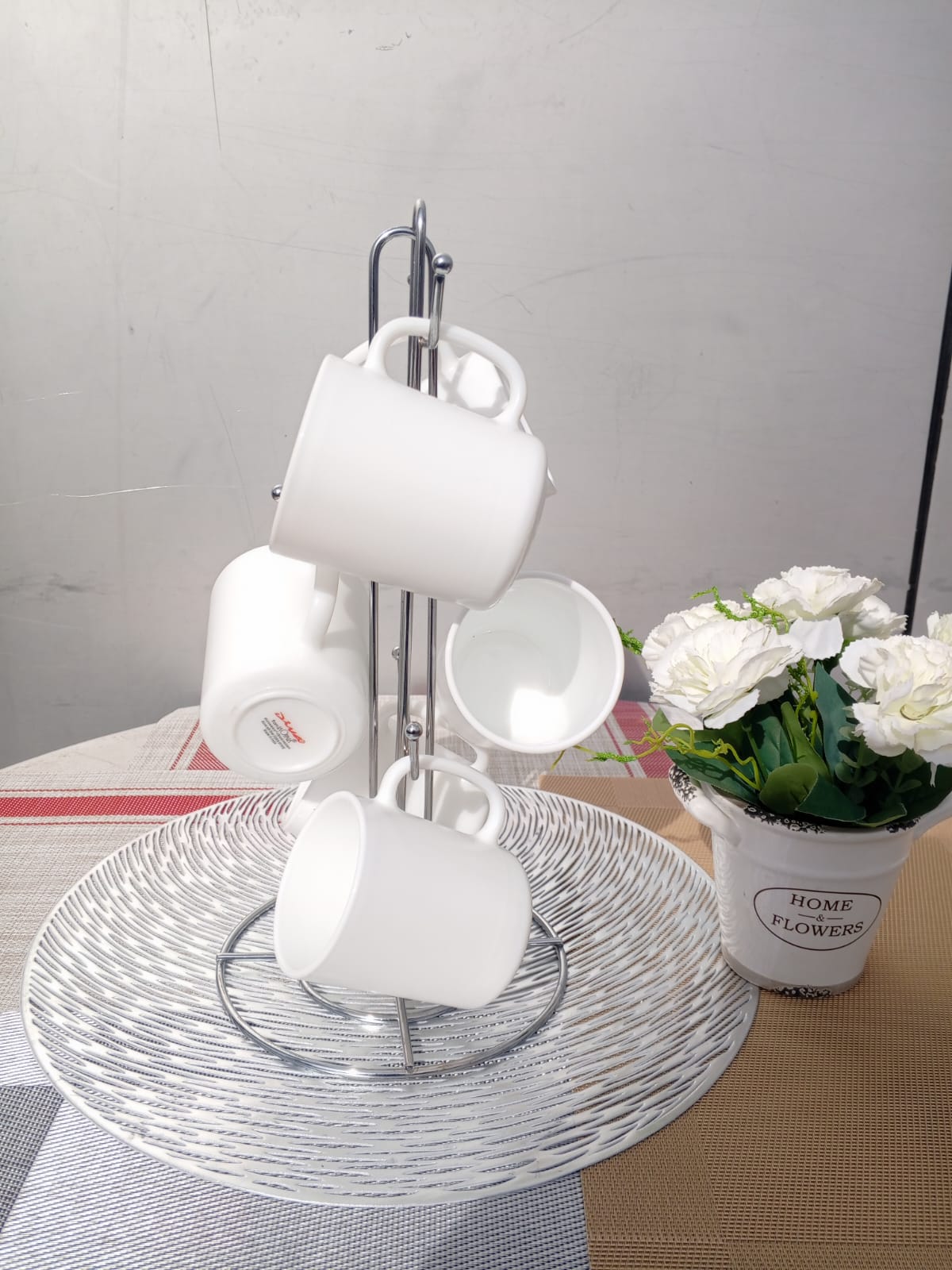 Signature Opal White Mugs – 32cl Set of 6