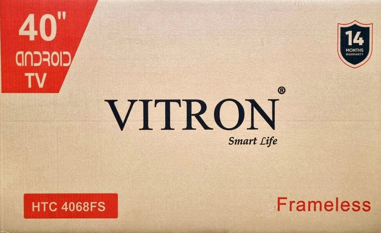 Vitron 40" Smart Android TV Frameless
