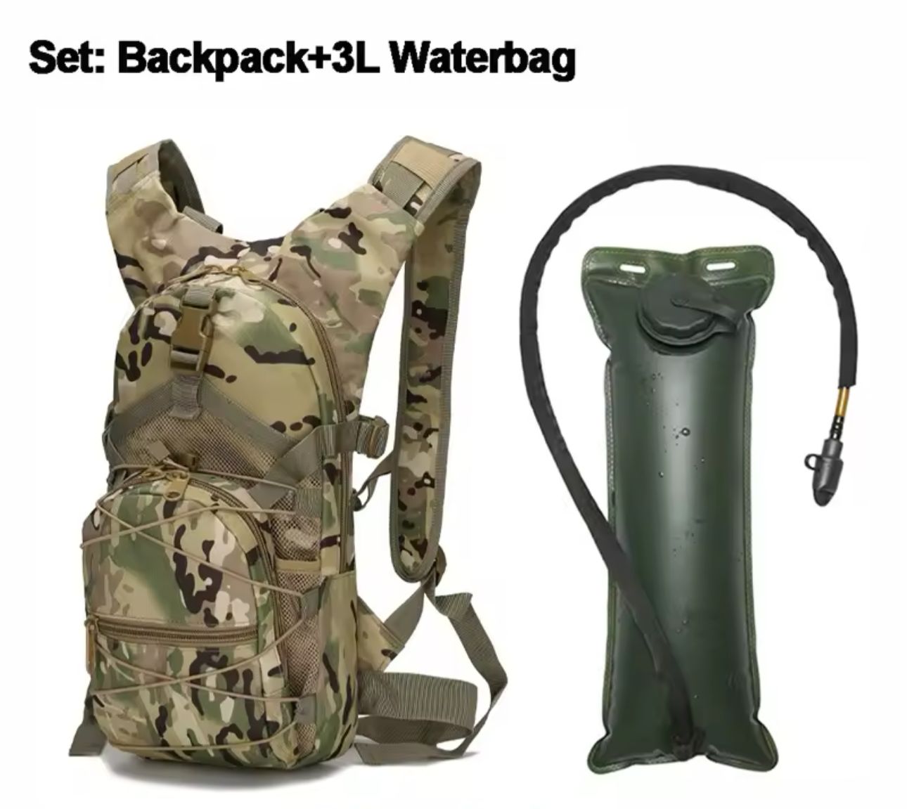 2 in 1 Hydration backpack PLUS 3litres Insulated Water bag