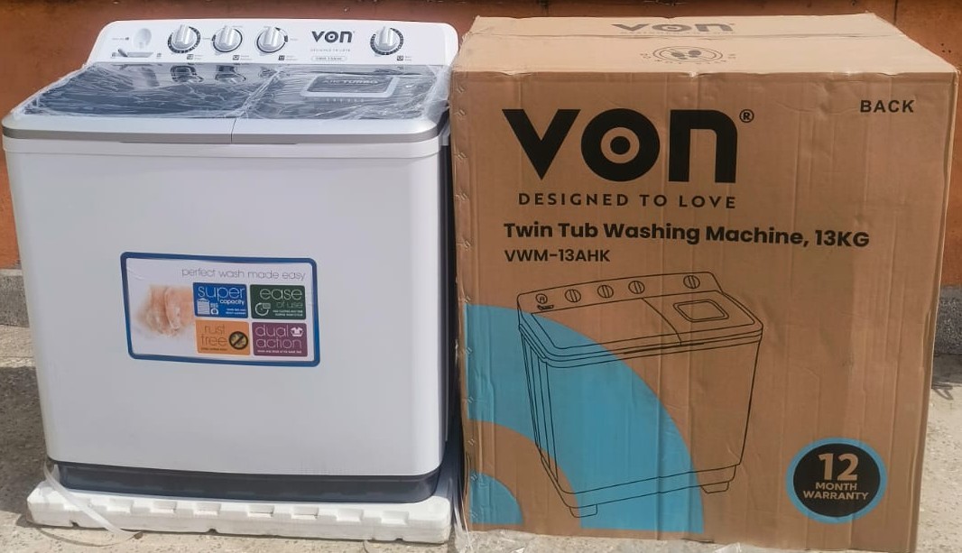 Von 13kg Twin Tub Washer