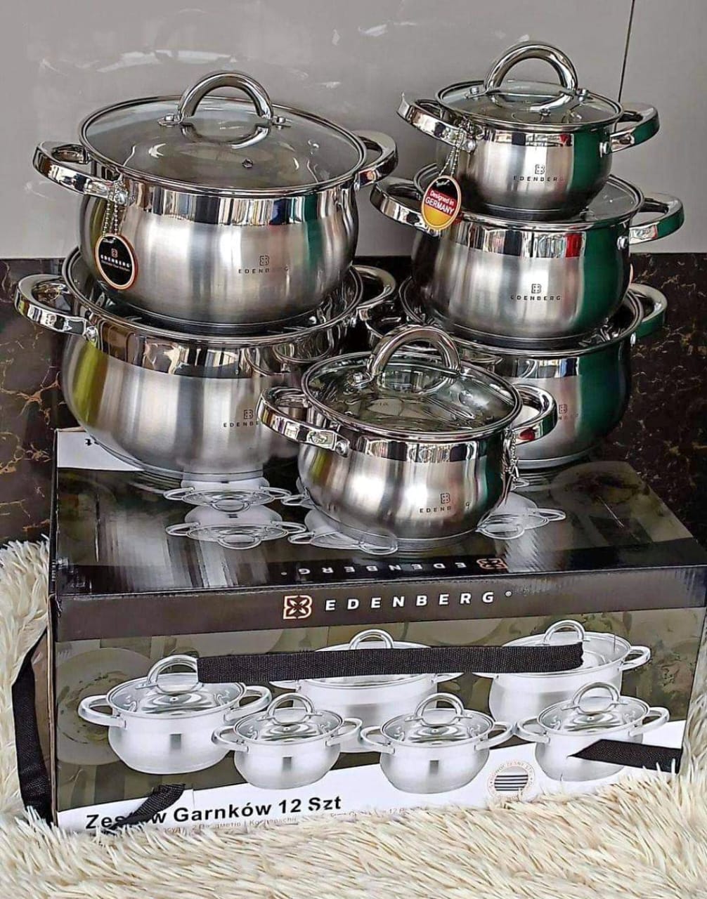 Edenberg stainless  12 pcs set