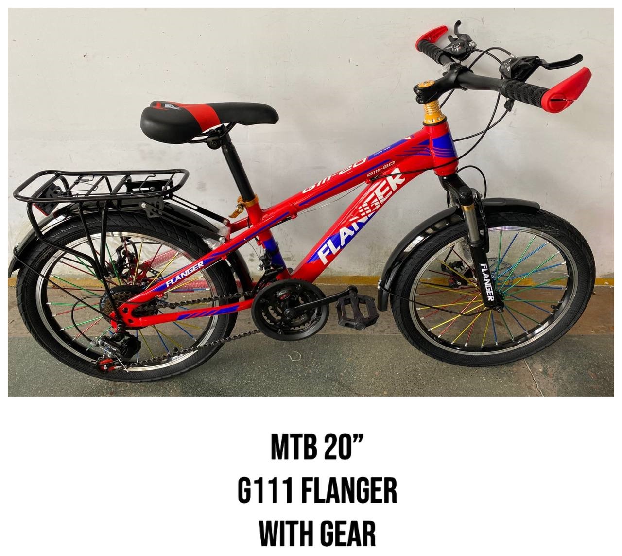 Flanger MTB 20" G111 mountain bike with gears