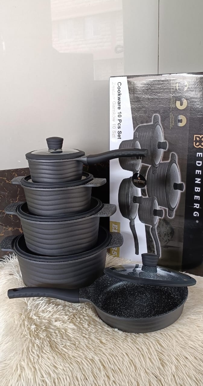 Edenberg nonstick cooking pots  10 pcs sets