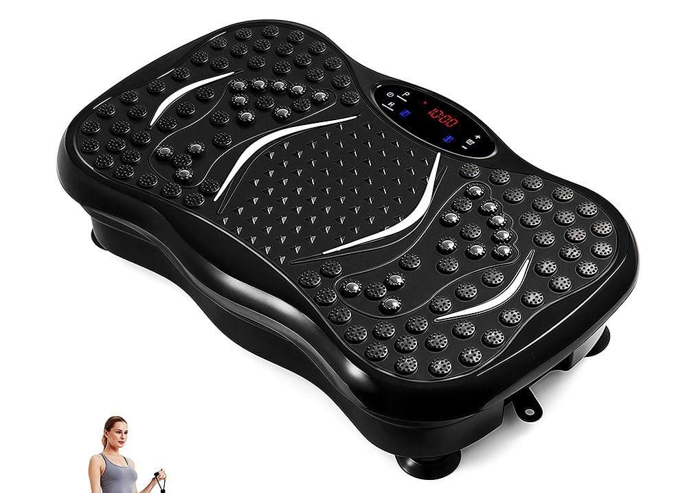 vibration plate fitness machine 200w with remote black