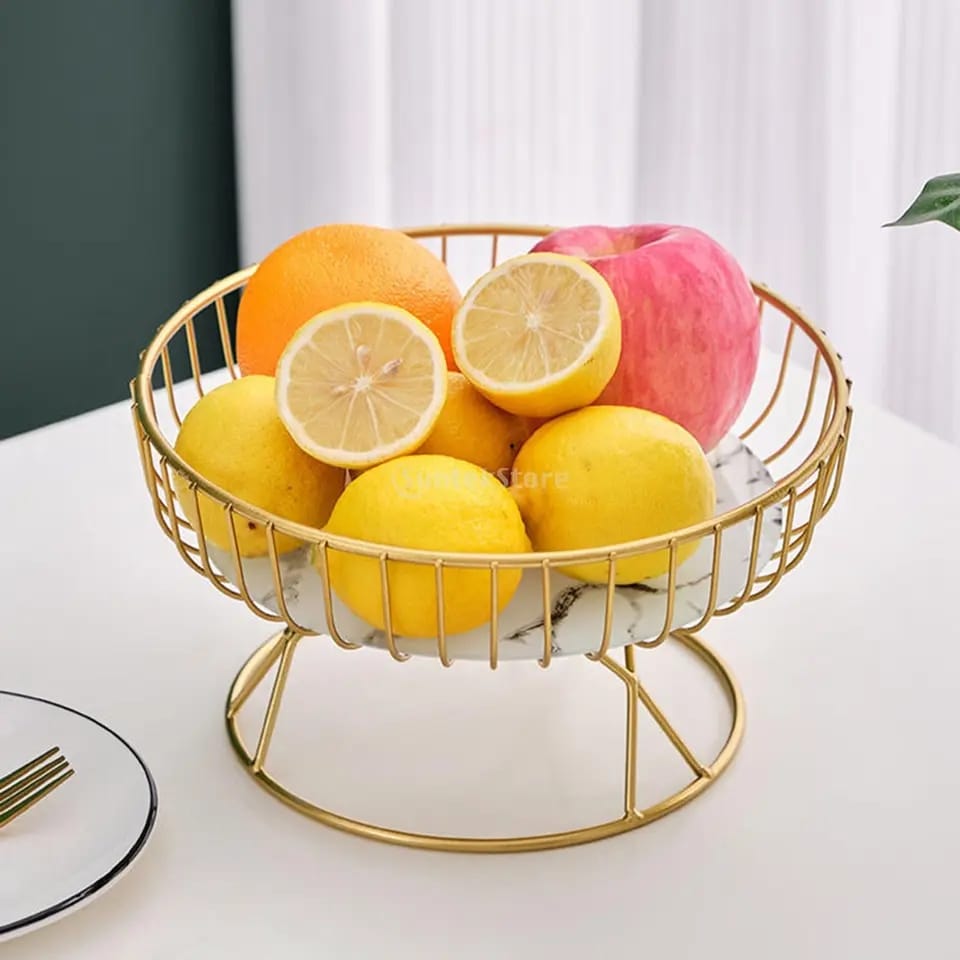 Fancy decorative fruit basket/stand