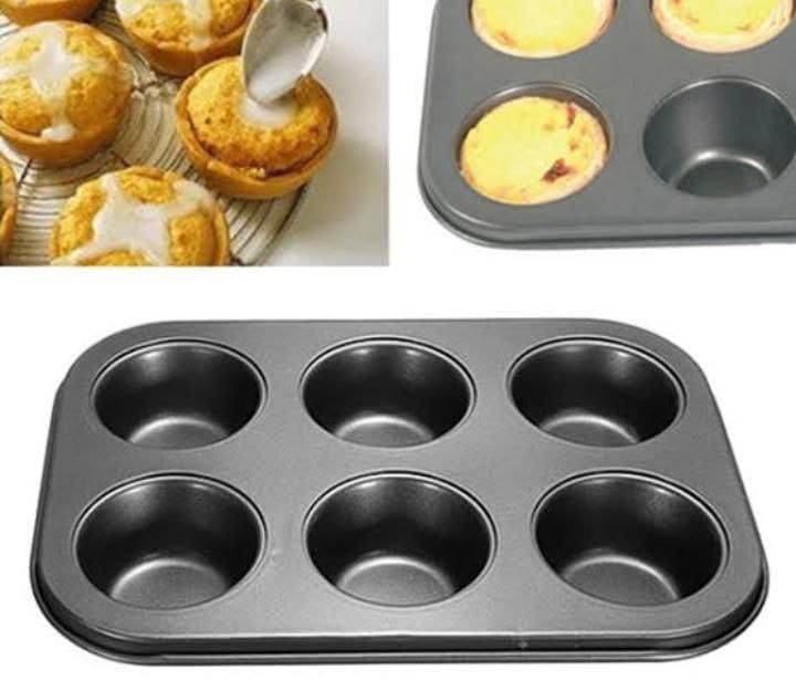 6-Hole Non-Stick Cupcake Tray