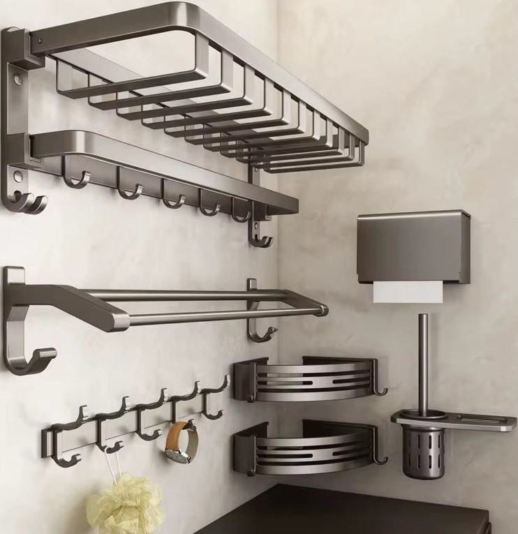 7pcs Multifunctional  Bathroom Storage Rack Set