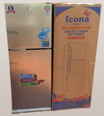 Icona 196 litres Nofrost double door refrigerator with handle