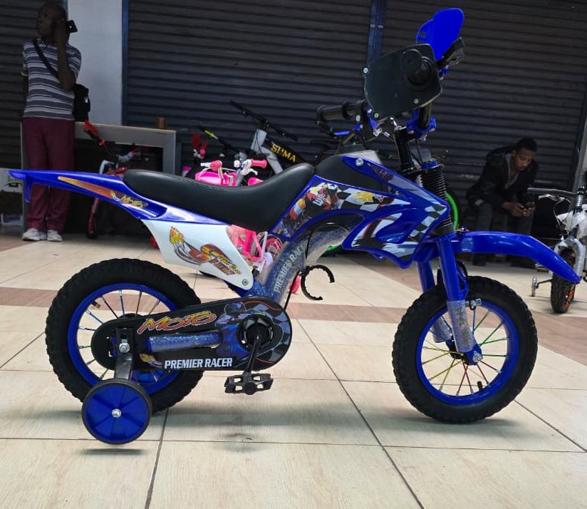 Nduthi Bike size 12 Kids Bicycle – Blue/Black
