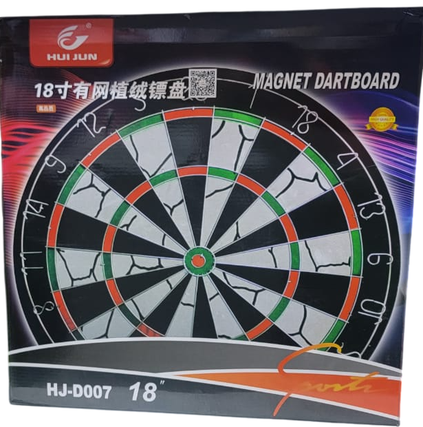 Magnetic Dartboard 18 inch Game Set