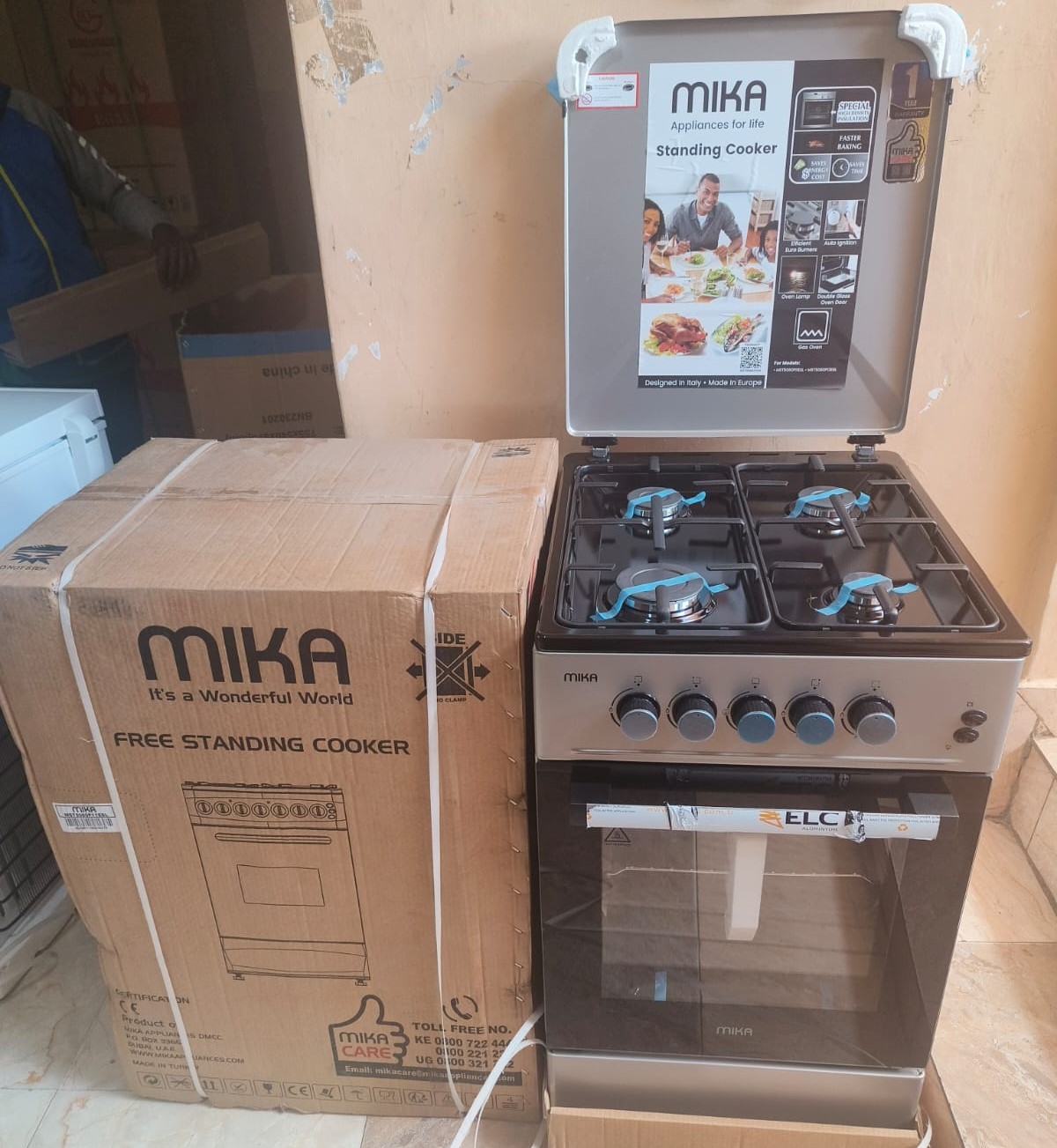 Mika Gas Cooker – 4 Burners